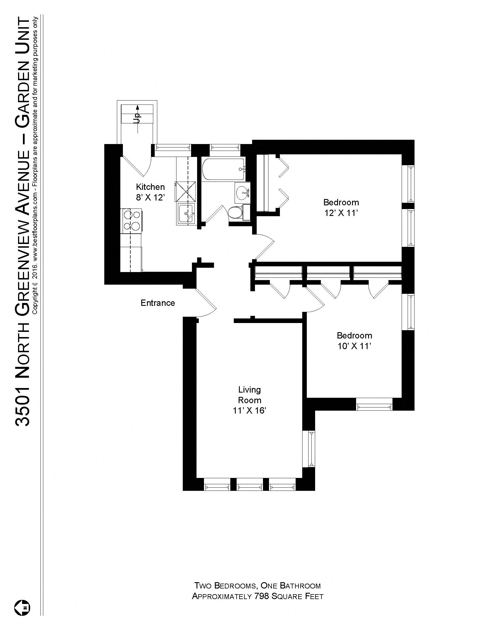 3501-03 N. Greenview / 1448-56 W. Cornelia 1-2 Beds Apartment for Rent - Photo Gallery 24